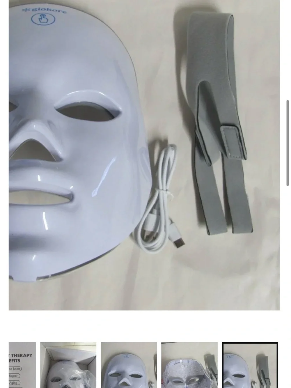 GLOKORE Wireless LED Face Mask NIB